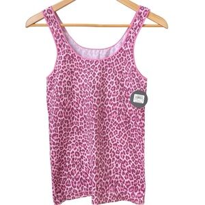 Shimera Sleeveless Scoop Neck Leopard Print Animal Tank Top. XL. NEW WITH TAGS.
